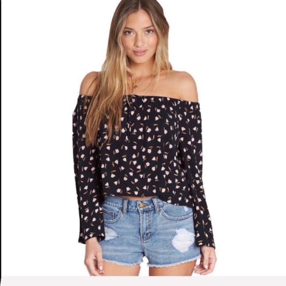 🌴🌼BILLABONG- LIGHT IT UP BLOUSE🌼🌴 - Picture 3 of 8